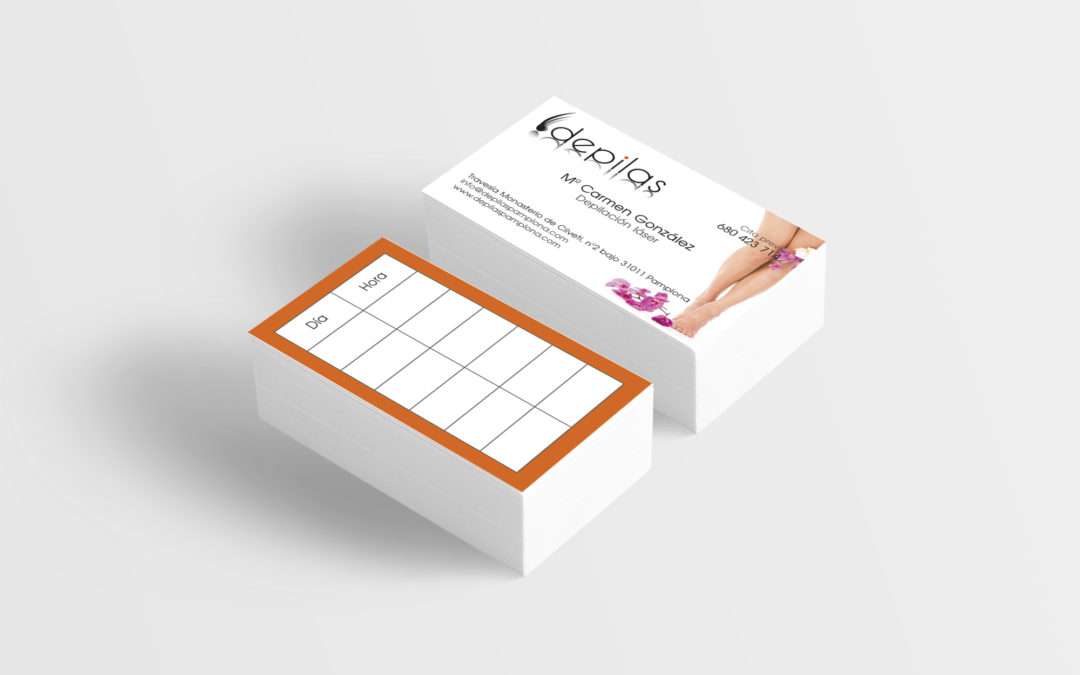 Tarjetas de visita Depilas